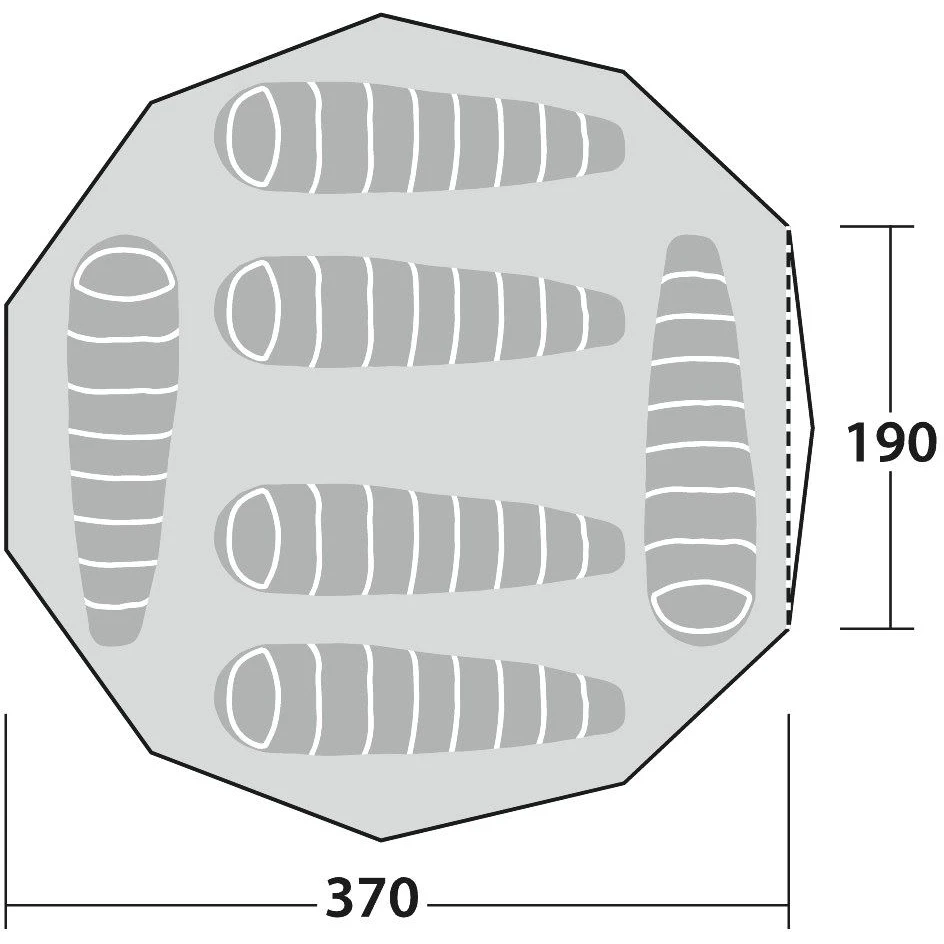 Robens Klondike PRS Tent - Dark Green 3 Robens Klondike PRS Tent - Dark Green - Afbeelding 3
