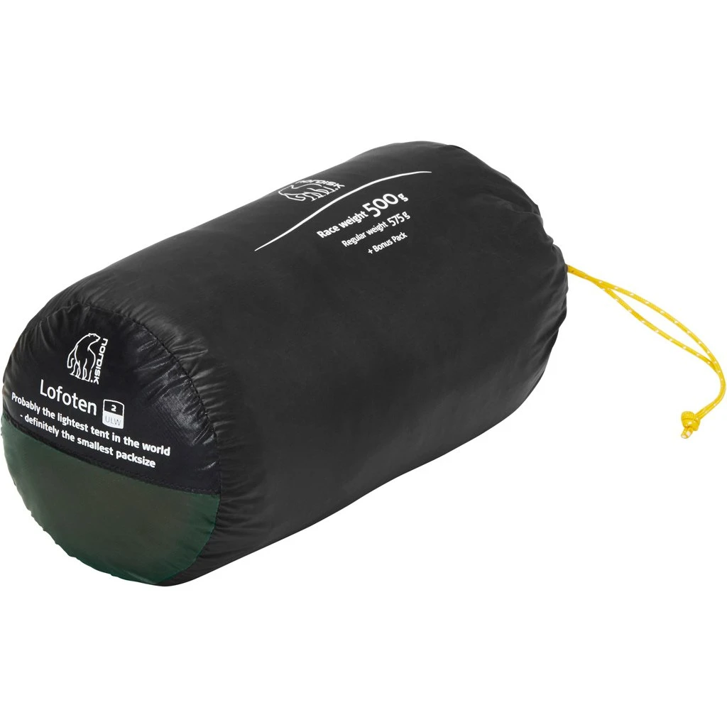 Nordisk Lofoten 2 ULW Tent - Forest Green 3 Nordisk Lofoten 2 ULW Tent - Forest Green - Afbeelding 3