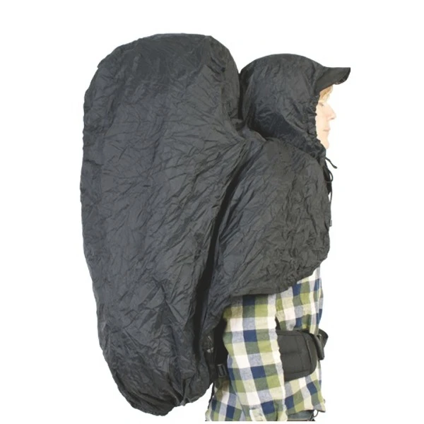 Bach Hooded Raincover - Black 2 Bach Hooded Raincover - Black - Afbeelding 2