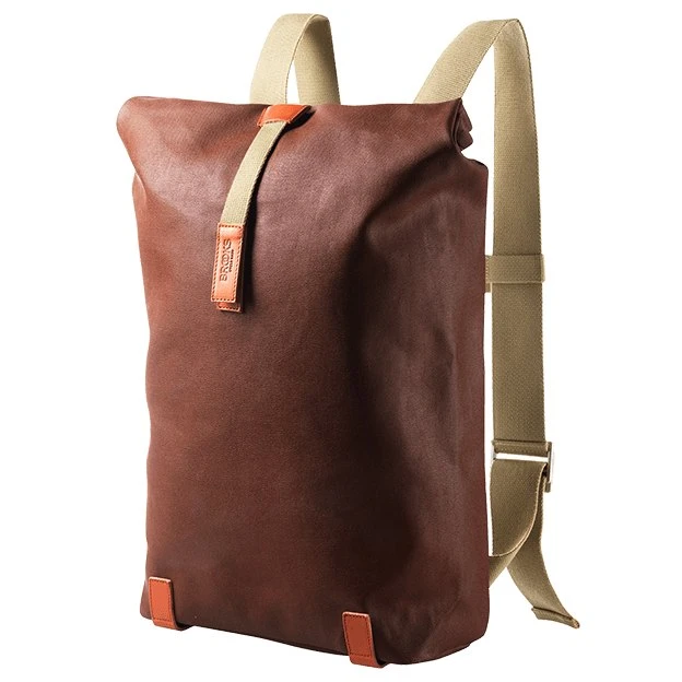 BROOKS ENGLAND Brooks Pickwick Cotton Canvas Rugzak - 26L - Rust/brick 1 BROOKS ENGLAND Brooks Pickwick Cotton Canvas Rugzak - 26L - Rust/brick