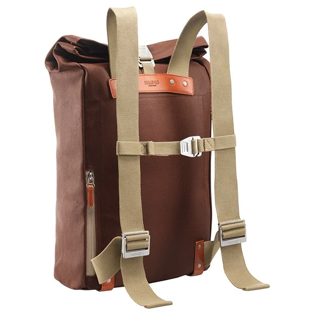 BROOKS ENGLAND Brooks Pickwick Cotton Canvas Rugzak - 26L - Rust/brick 2 BROOKS ENGLAND Brooks Pickwick Cotton Canvas Rugzak - 26L - Rust/brick - Afbeelding 2