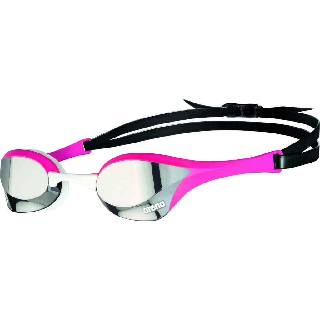 Arena Cobra Ultra Swipe Mirror Zwembril - Zilver - Pink 1 Arena Cobra Ultra Swipe Mirror Zwembril - Zilver - Pink