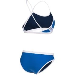 Arena Icons Cross Back Solid Bikini Dames - Royal-White -Sportserie Winkel arena icons cross back solid women bikini royal white 4 1252071
