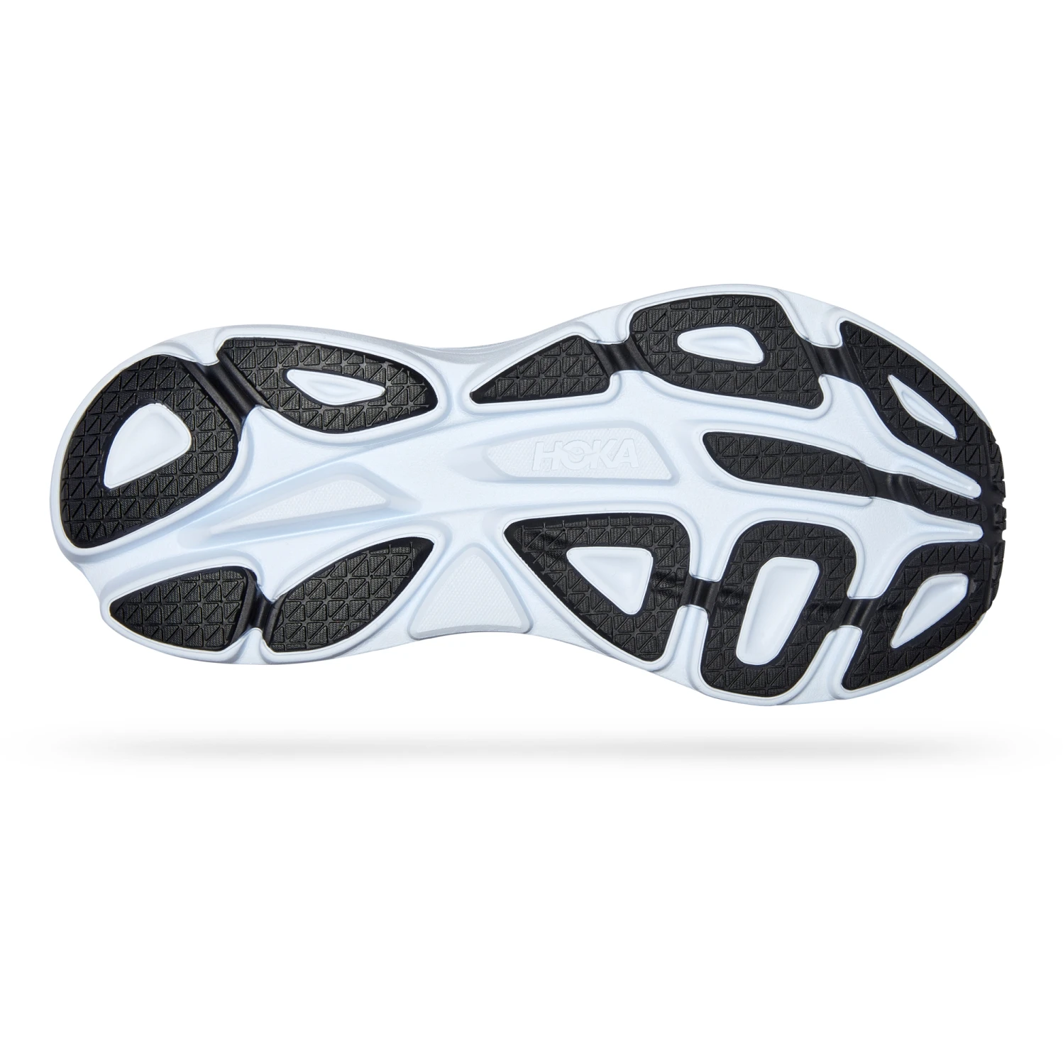 Hoka Bondi 8 Wide Hardloopschoenen Heren - Zwart / Wit 8 Hoka Bondi 8 Wide Hardloopschoenen Heren - Zwart / Wit - Afbeelding 8