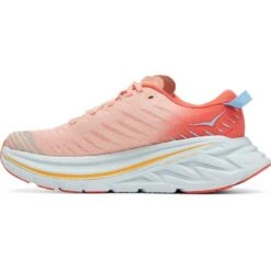Hoka Bondi X Dames Hardloopschoenen - Camellia / Peach Parfait -Sportserie Winkel hoka bondi x women s running shoes camellia peach parfait 1 1239561