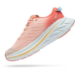 Hoka Bondi X Dames Hardloopschoenen - Camellia / Peach Parfait -Sportserie Winkel hoka bondi x women s running shoes camellia peach parfait 5 1239565