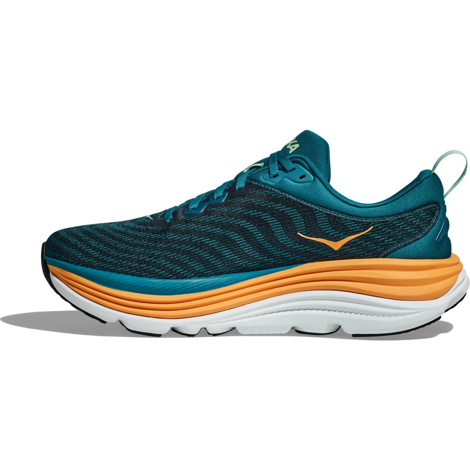 Hoka Gaviota 5 Hardloopschoenen Heren - Deep Lagoon / Sherbet 4 Hoka Gaviota 5 Hardloopschoenen Heren - Deep Lagoon / Sherbet - Afbeelding 4
