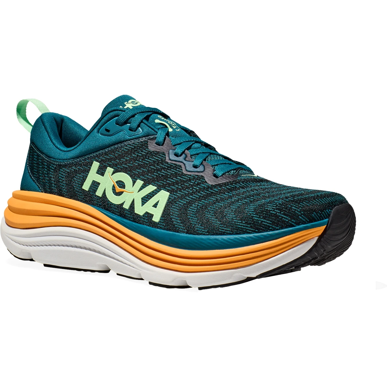 Hoka Gaviota 5 Hardloopschoenen Heren - Deep Lagoon / Sherbet 1 Hoka Gaviota 5 Hardloopschoenen Heren - Deep Lagoon / Sherbet