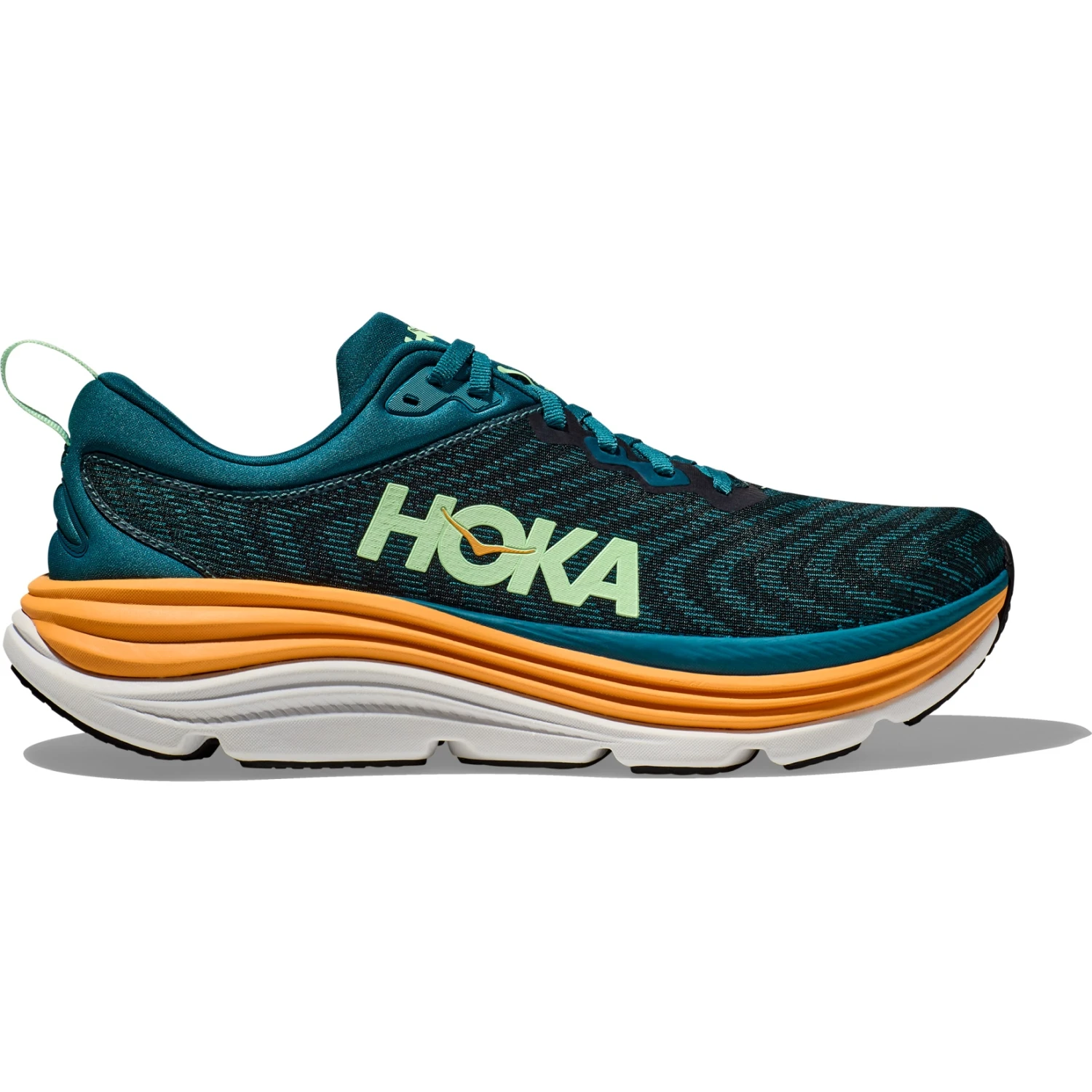 Hoka Gaviota 5 Hardloopschoenen Heren - Deep Lagoon / Sherbet 3 Hoka Gaviota 5 Hardloopschoenen Heren - Deep Lagoon / Sherbet - Afbeelding 3