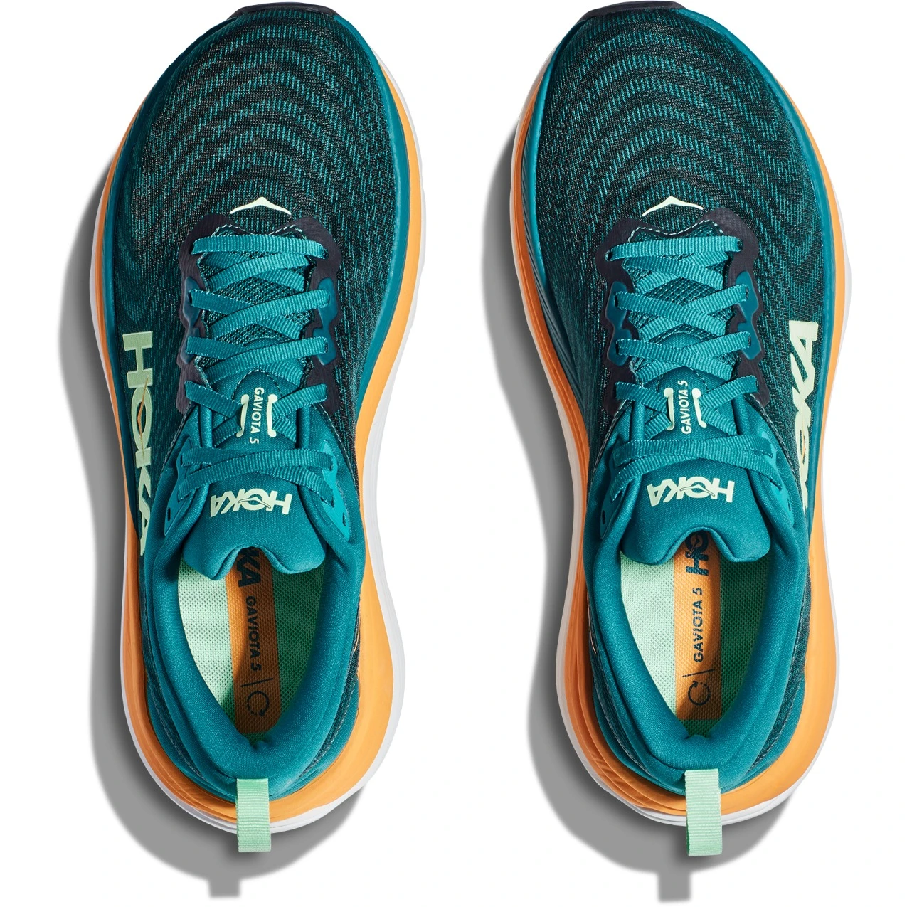 Hoka Gaviota 5 Hardloopschoenen Heren - Deep Lagoon / Sherbet 7 Hoka Gaviota 5 Hardloopschoenen Heren - Deep Lagoon / Sherbet - Afbeelding 7