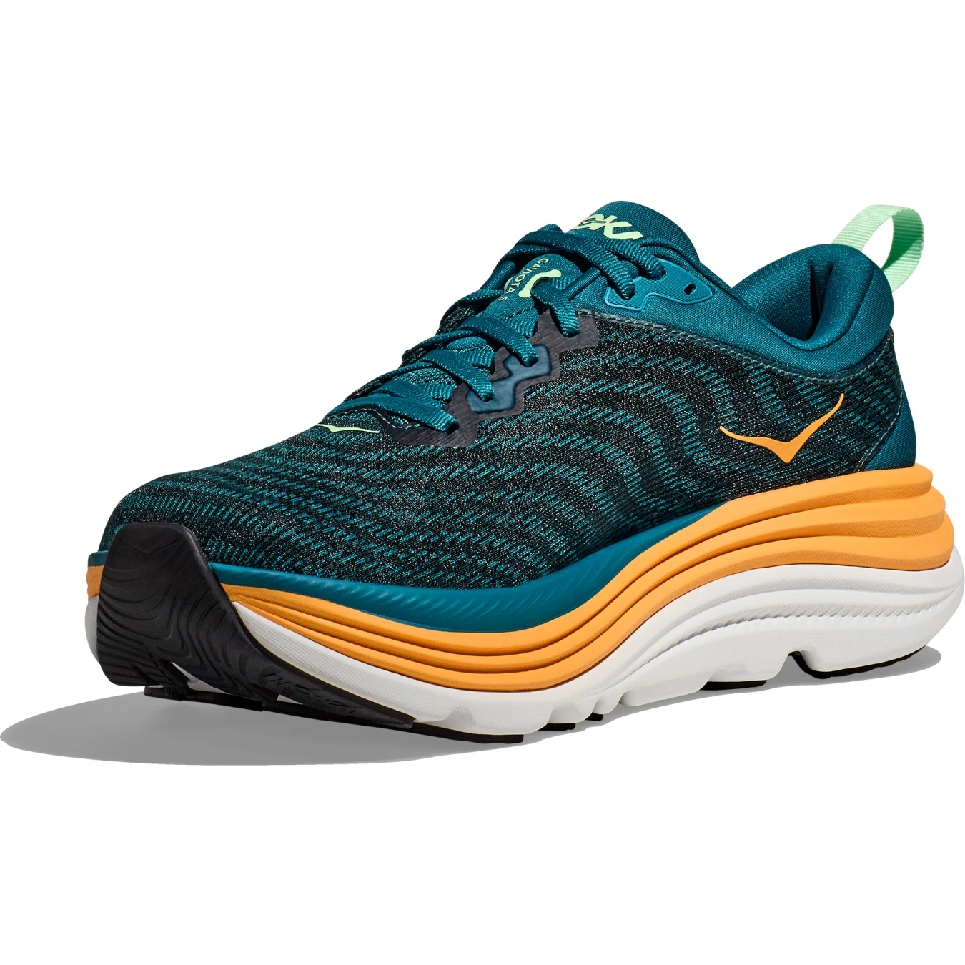 Hoka Gaviota 5 Hardloopschoenen Heren - Deep Lagoon / Sherbet 2 Hoka Gaviota 5 Hardloopschoenen Heren - Deep Lagoon / Sherbet - Afbeelding 2