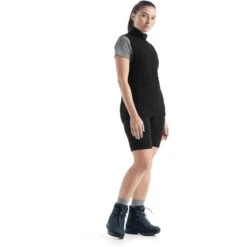 Icebreaker ZoneKnit™ Insulated Vest Dames - Zwart -Sportserie Winkel icebreaker womens zoneknit insulated vest black 8 1271362