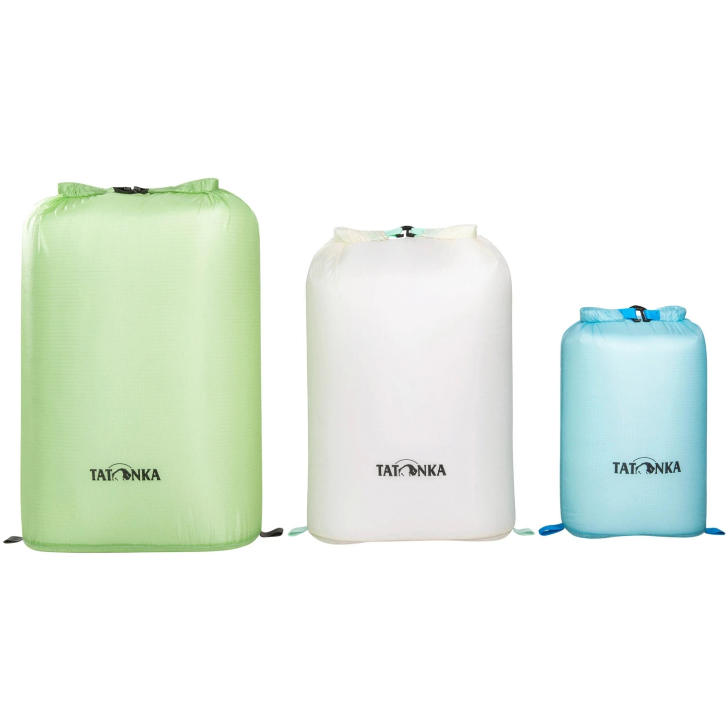 Tatonka SQZY Dry Bag Set - Assorted 1 Tatonka SQZY Dry Bag Set - Assorted