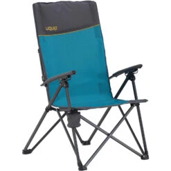 Uquip Becky Folding Chair - Petrol/grey